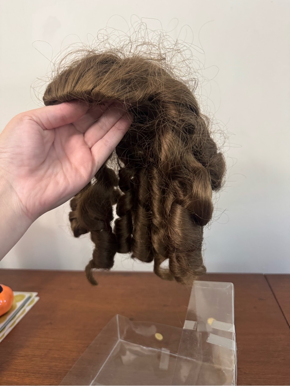 Pandora Cascade Curls 15" Clip-In Curly Synthetic Hairpiece Medium Brown